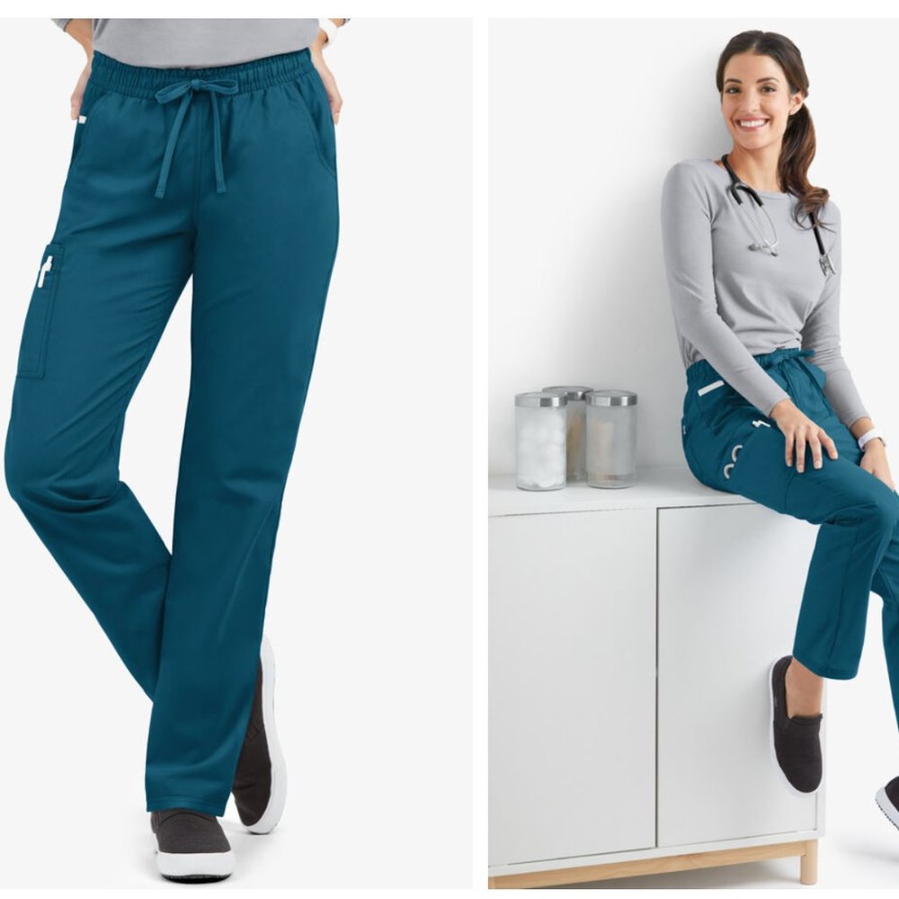 BNWT Butter-Soft Core by UA™ Women's 8-Pocket Tapered Leg Scrub Pants